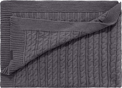 Плед Sofi de Marko Джовани 160x220 / Пл-ДЖан-160x220 (антрацит)