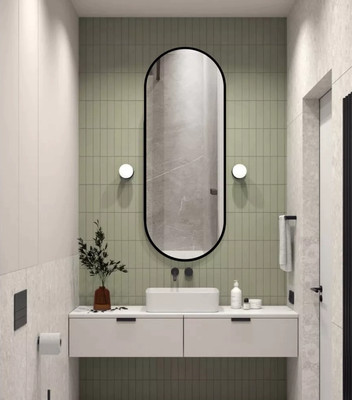 Зеркало Emze 40x100 / UV.40.100.CHE (черный с УФ-окантовкой)