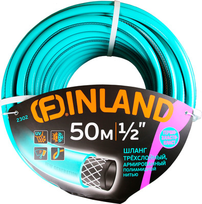 Шланг поливочный Finland Selva 1/2 50м ТЭП 3-слойный / 2302