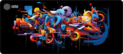Коврик для мыши Cactus Graffiti XXL / CS-MP-PRO10ХXL