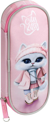 Пенал Феникс+ Кошечка в пальто / 68398