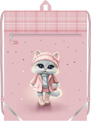 Мешок для обуви Феникс+ Кошечка в пальто / 69171