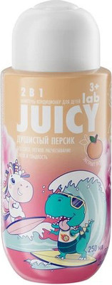 Шампунь-кондиционер детский Splat Juicy Lab 2в1 Персик (250мл)