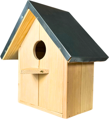 Скворечник для птиц Четыре Солнца Pro Metal (натуральный)