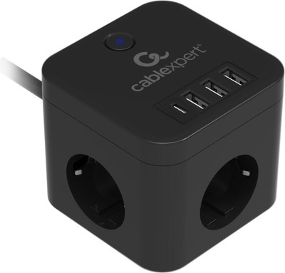 Сетевой фильтр Cablexpert CUBE-3-CU3-B-1.5