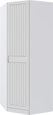 Шкаф Bravo Мебель Мэгги ШРУ (ЛДСП/МДФ, белый снег/лак белый)