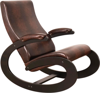 Кресло-качалка Glider Экси М (коричневый/венге)