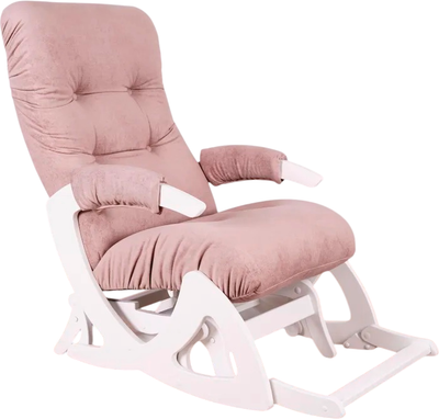 Кресло-маятник Glider Балтик (темно-розовый/молочный дуб)