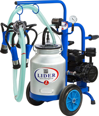 Доильный аппарат LideR Старт 20.2 для коз (синий)