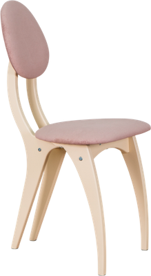 Стул Glider Рафаэль (темно-розовый/дуб шампань)