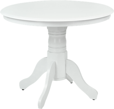 Обеденный стол Мир Ротанга Рольф 96.5см / 23869v276 (19128)-1-1-1-1-1-2-1-2-2-1 (белый)