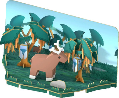 Игрушка-конструктор Halftoys Animal Олень с диорамой HA010