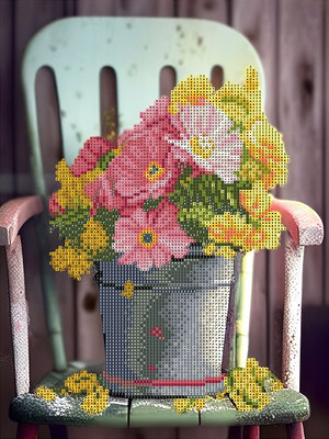 Набор алмазной вышивки Centrum Натюрморт с цветами / 73522