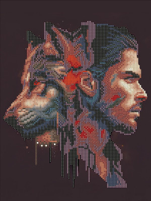 Набор алмазной вышивки Centrum Волк / 73527