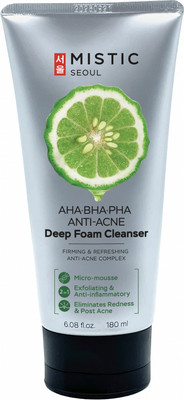 Пенка для умывания Mistic AHA BHA PHA Anti-Acne Глубокоочищающая (180мл)