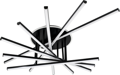 Потолочный светильник Mirastyle XL-70071/7+1 BK