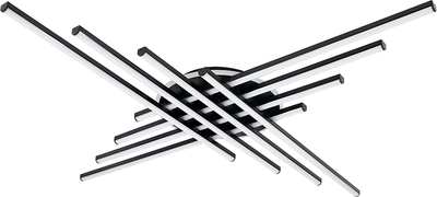 Потолочный светильник Mirastyle XL-70071/8+1 BK