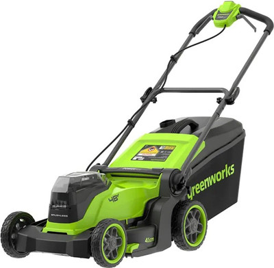 Газонокосилка аккумуляторная Greenworks GD24X2LM411 2x24V 41см / 2520907 (без АКБ и ЗУ)