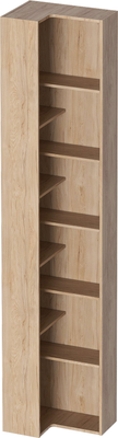 Стеллаж Мебельград Ренн угловой (дуб натуральный светлый)