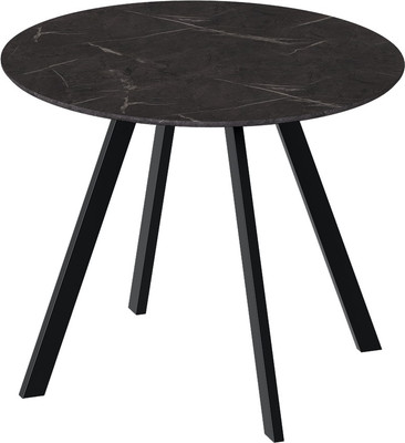 Обеденный стол Мебельград Вивальди-4 D90 90x90x75 (мрамор анкара)