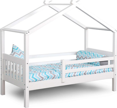 Односпальная кровать детская Мебельград Алиса 160x80 (белый полупрозрачный)