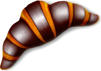 Мягкая игрушка Malvina Круассан в шоколаде мини / 6.189.2