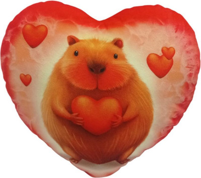 Подушка-игрушка Malvina Сердце капибара лав с сердечком / 30.201.2