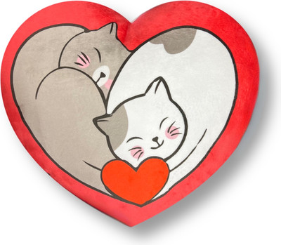 Подушка-игрушка Malvina Сердце Коты / 30.130.1
