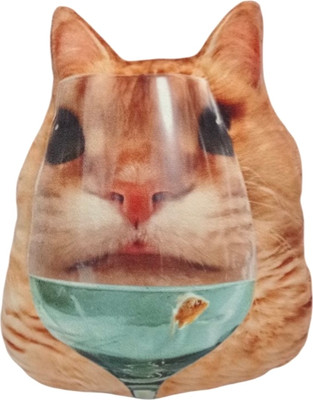 Подушка-игрушка Malvina Кот с бокалом / 9.445.1