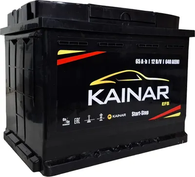 Автомобильный аккумулятор Kainar EFB 65 R+ 640A / 062 13 29 01 0032 38 39 0 L (65 А/ч)
