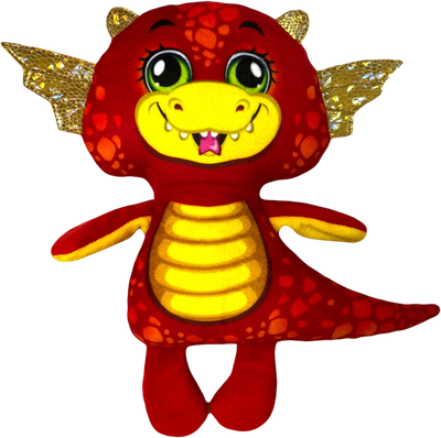 Мягкая игрушка Malvina Дракон Роман / 11.52.2 (красный)