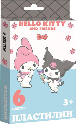Пластилин Centrum Hello Kitty&friends / 71956 (6цв)