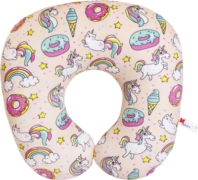 Подушка на шею Malvina Дорожные единороги / 5.194.1 (бежевый)