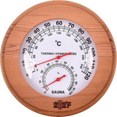 Термогигрометр для бани 212F ТН-10R (канадский кедр)