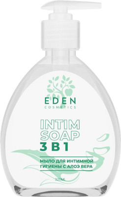 Мыло жидкое для интимной гигиены Eden 3в1 с Алоэ вера (320мл)