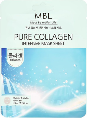 Маска для лица тканевая MBL с коллагеном