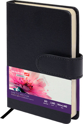 Скетчбук Brauberg Art Classic / 116458 (80л, черный)