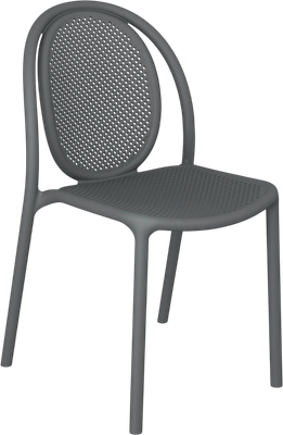 Стул пластиковый Sheffilton SHT-S172 / 286680 (пластик, темно-серый RAL 7024)