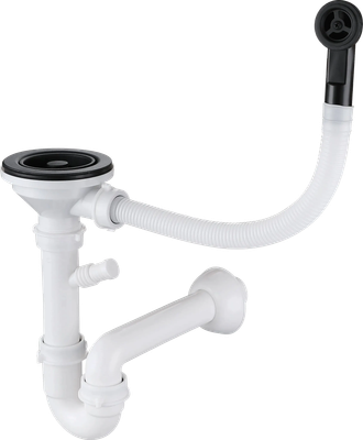 Сифон GranFest 12PB2-P2A (черный)