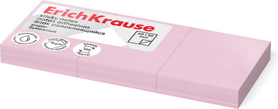 Стикеры канцелярские Erich Krause 61703 (розовый)