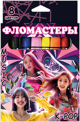 Фломастеры Centrum Дорама / 75597 (8цв)