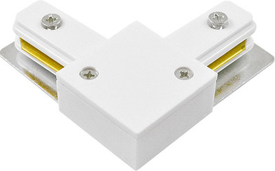 Коннектор для шинопровода JAZZway PTR P CL-WH / 5052093 (белый)