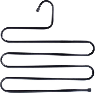 Металлическая вешалка-плечики Brabix 5 секций / 608463 (черный)