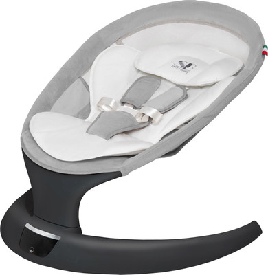 Детский шезлонг Sweet Baby Matteo Lux (черный/серый)