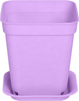 Набор горшков для рассады BOTANICA квадрат мягкий 7x7x8см (5шт, фиолетовый, с поддоном)