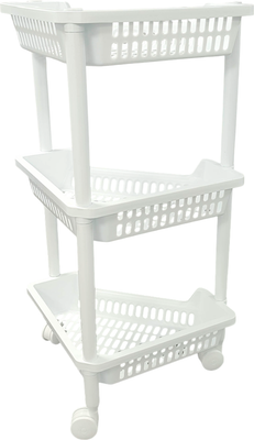 Этажерка Термопласт Угловая трехъярусная 51с