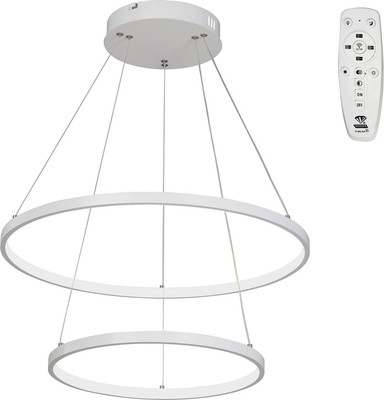 Комплект потолочных светильников Vitaluce V2691DT-0/2S