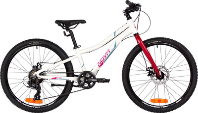 Велосипед Novatrack Novara 24 / 24AHD.NOVARA.10WT5 (белый)