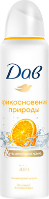 Дезодорант-спрей Dove Прикосновение природы Свежий аромат цитруса (150мл)