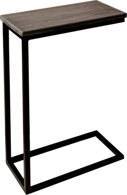 Приставной столик Stal-Massiv 1642-46 (серый/черный)